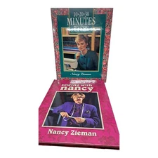 Vtg Nancy Zieman Sewing With Nancy Hardback Books The Best of Sewing Set of 2