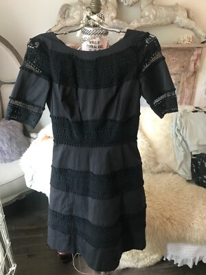 white satin dress with lace trim Satin dress with lace sleeves main image 1