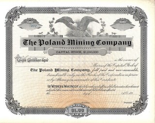 The Poland Mining Company Colorado 1890er Jahre