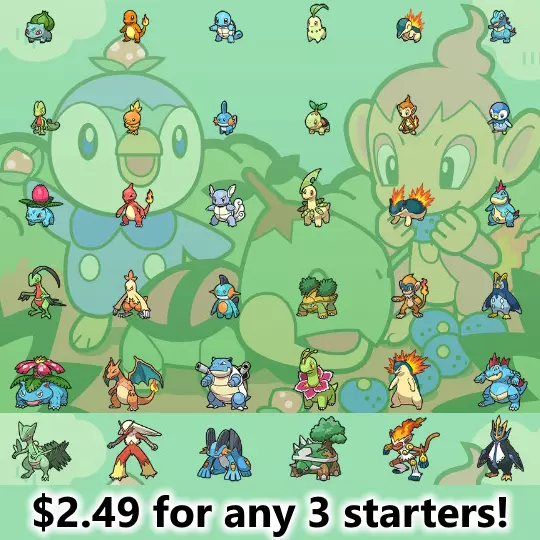 ✨ ULTRA SHINY STARTERS ✨ 3 for $2.49, 6IV Bundle