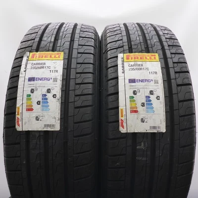 235 60 17C 2x PIRELLI 235/60 R17C 117/115R Carrier Pneus D'Été 2020 Non Utilisés - Photo 1/4