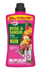 Doff Rose Feed 1.2L Concentrate Extra Fill – Boosts Blooms Healthy Plant Food 4.06 per litre