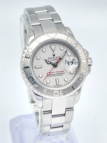 Rolex Oyster Perpetual Yacht-Master 29mm 169622 Platinum Dial Platinum Bezel