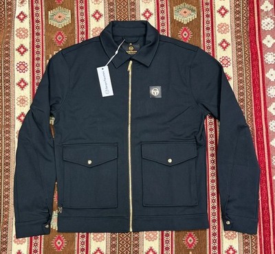 Sergio Tacchini New Tommaso Collared Jacket - Black Mens Casuals
