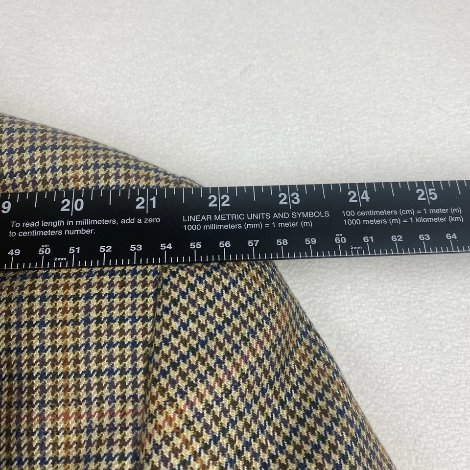 Loro Piana John W Nordstrom 48R 100% Cashmere Houndstooth Sport Coat Blazer - Image 4 of 4