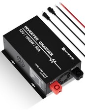 ECO-WORTHY 1000W Pure Sine Wave Inverter Charger, Power Inverter with 55A LiF...