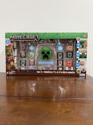 Minecraft Do-It-Yourself 3D Sticker Maker Set 60 Stickers Value Box
