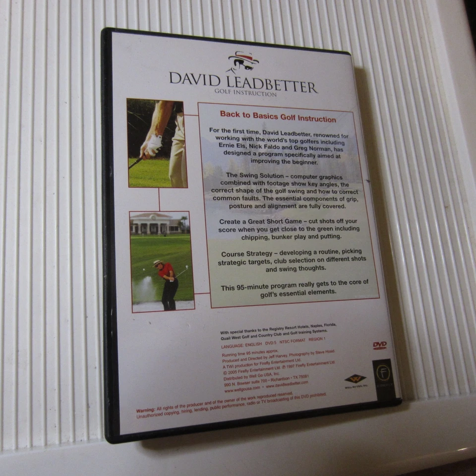 David Leadbetter Golf Instruction: From Beginner to Winner DVDFAST SHIPPING - Image 2 of 2