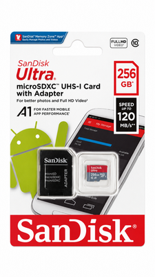#ad #ad SanDisk 256GB Ultra Micro SD SDXC A1 Class 10 120MB s 4K HD Memory Card $27.00