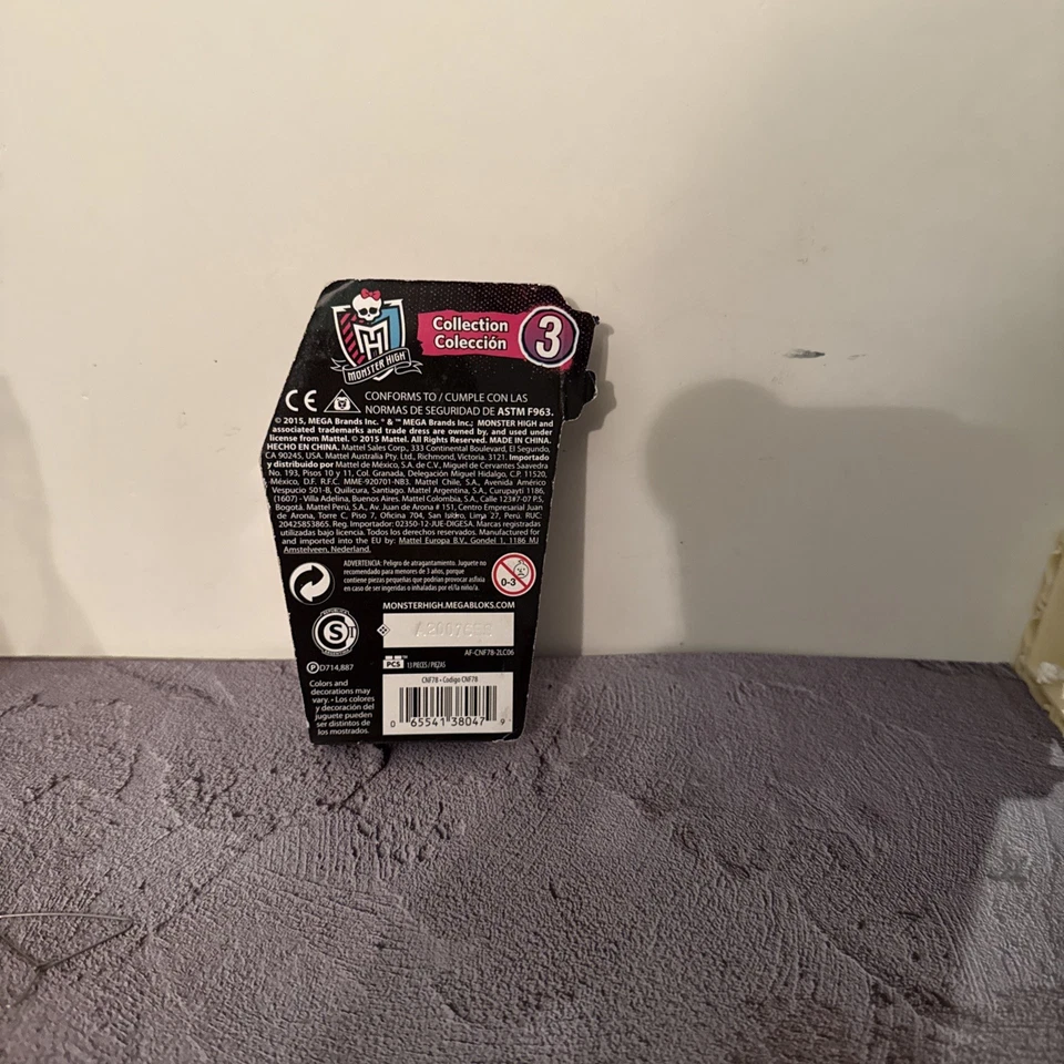Mega Bloks Monster High Collection 3 Ghoulia Minifigure New Sealed - Image 4 of 4