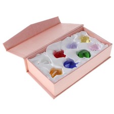 Confezione Da 8 Fermacarte Giocattolo Con Diamanti Rotondi In Cristallo Finto,