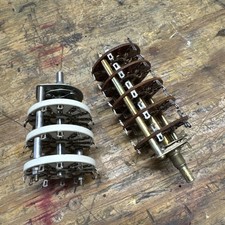 Vintage Ceramic Rotary Switch Radio Parts (2)
