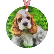 Cocker Spaniel 'Hogan' Metal Ornament