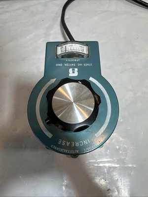 Variable Autotransformer STACO 3PN1010V 120V 50/60 Hz Output 0-140V