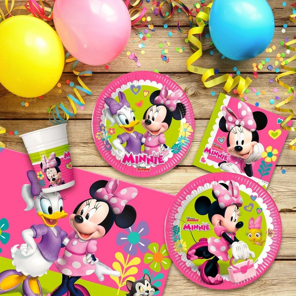 Set Partyartikel Minnie Mouse 66 Stücke - Bild 2 von 3