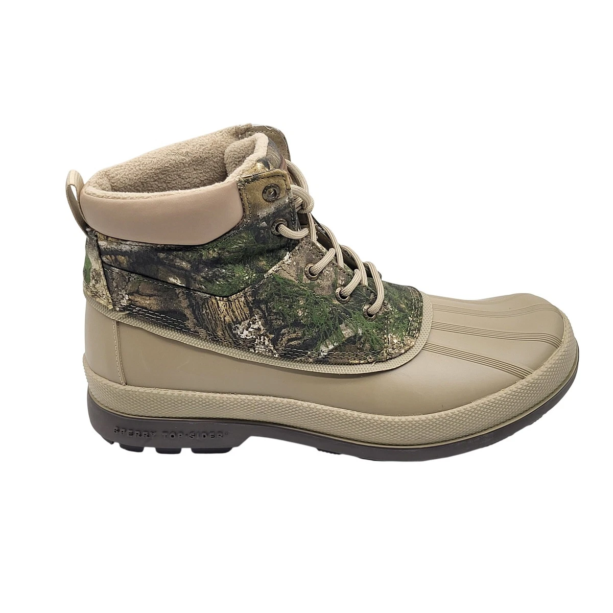 NWT Sperry cutwater deck shoes/ Boots Realtree camo olive Size 9 Sperry Cutwater Deck Boot Sperry Men main image 2