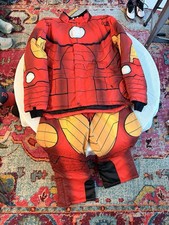 Marvel Iron Man Complete snowsuit Outfit Costume Red/Gold/Black Polyester M