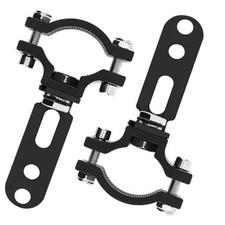 Light Bar Mounting Brackets, Aluminum Auxiliary Tube Clamps for Black