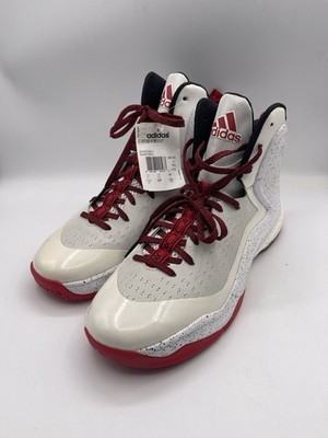 2014 Adidas D Rose 5 Boost Men's Size US 11.5 Red And White Basketball Shoes Mid