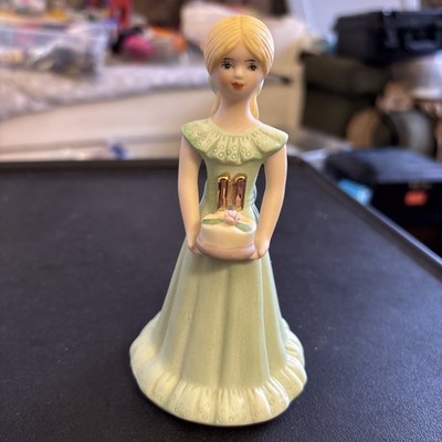 Enesco Growing Up Birthday Girls 11th Birthday Blonde 1981 