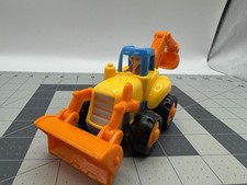 Friction Powered Construction Vehicles Push and Go  Bulldozer
