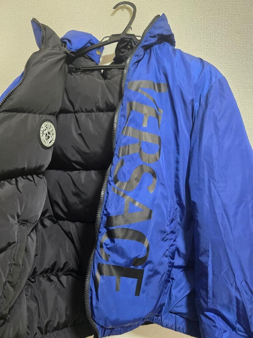 Versace Reversible Down Jacket Warm Insulated Puf… - image 6