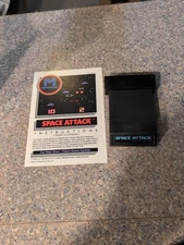Atari 2600 Space Attack With Manual  Tested Combine Ship