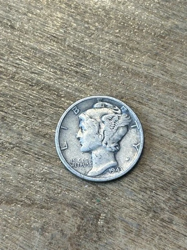 1943 Mercury Dime VF