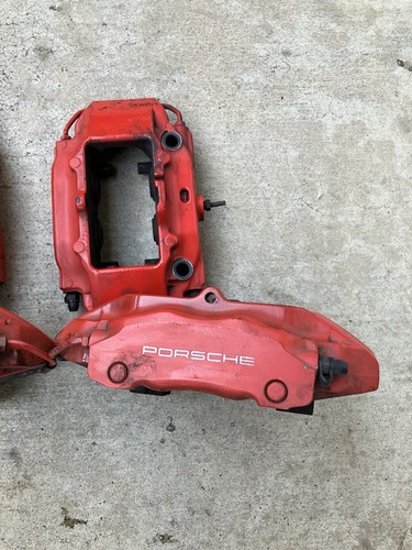 00-04 PORSCHE BOXSTER S 986 3.2L FRONT AND BACK BREMBO BRAKE CALIPER RED SET - Picture 4 of 16