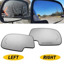 2x Mirror Glass Heated Turn Signal For 2003-06 Chevy Silverado Tahoe Gmc Sierra 2x Mirror Glass Heated Turn Signal For 2003-06 Chevy Silverado Tahoe Gmc Sierra