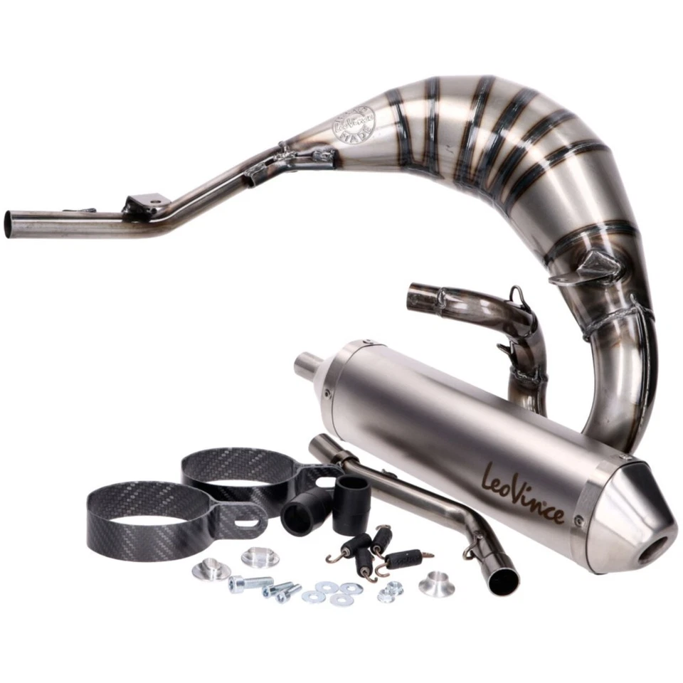 LeoVince X-Fight Stainless Exhaust for Beta RR50 AM6 2012-2017 Black Edition RR - Image 2 of 2