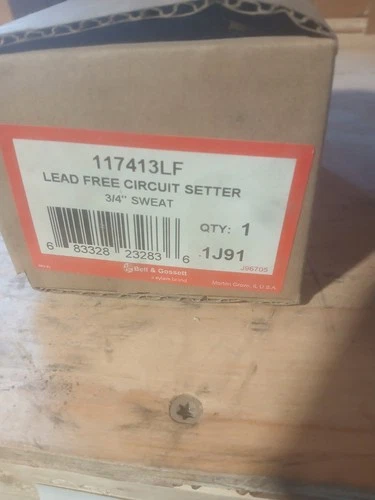 Bell & Gossett (117413LF) 3/4" Pipe, Solder End, Inline Calibrated Balance Valve