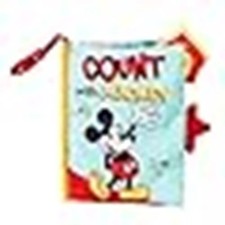 Disney Baby Mickey Mouse Count with Mickey Soft Book with Crinkle Pages
