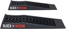Low Car Ramps for Oil Change, 5,000 Lb GAWR, 2.5" Lift, Black Widow