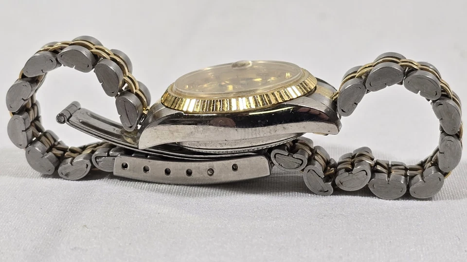 Rolex Datejust 1953 vintage de oro de 18 quilates y acero inoxidable para dama Foto 4 de 4