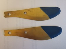 MECCANO LOT DE 2 PALES D'AVION en doré/bleu ref 41