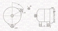 Magneti Marelli 063731913010 Generator FüR CitroËN,Iveco,Peugeot