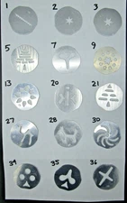 Vintage MIRRO Cookie Pastry Press Replacement Decorator Disc YOU CHOOSE