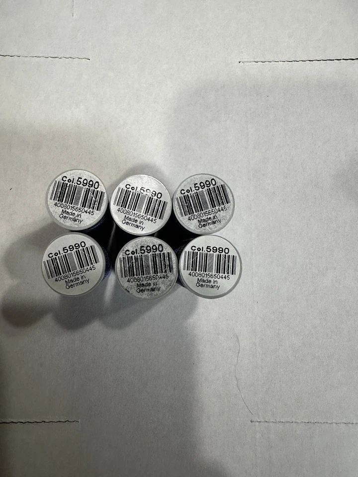 Gutermann 5990 Purple- 6 Spools 220 yards 100% Viscose - Image 3 of 3