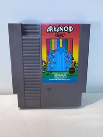 Arkanoid (Nintendo NES, 1987) 5-SCREW VARIANT Authentic Tested with Sleeve