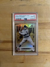2022 Topps Gilded Honus Wagner Gold Refractor /99 PSA 10 1st Year Gilded LOW POP