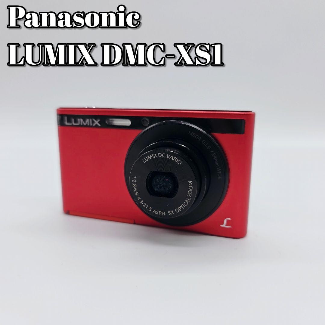 【B2074】 Panasonic LUMIX DMC-XS1 パナソニック Panasonic LUMIX DMC-XS1 Compact Digital Camera Red Tested