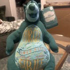 Disney Wisdom Baloo Plush Quote "Forget Your Worries" Teal 12" With Tag — photo 1