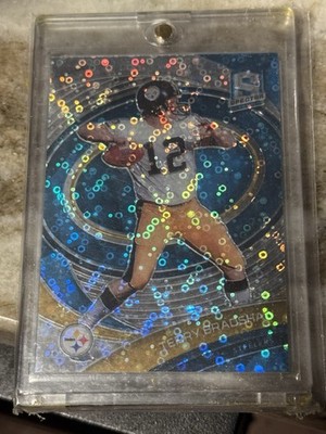 2021 Panini Spectra Terry Bradshaw Neon Blue Prizm 12/60 Jersey match Ebay 1/1