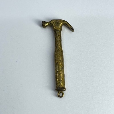 Vintage EPPY Tool Brass Claw Hammer Charm SD4