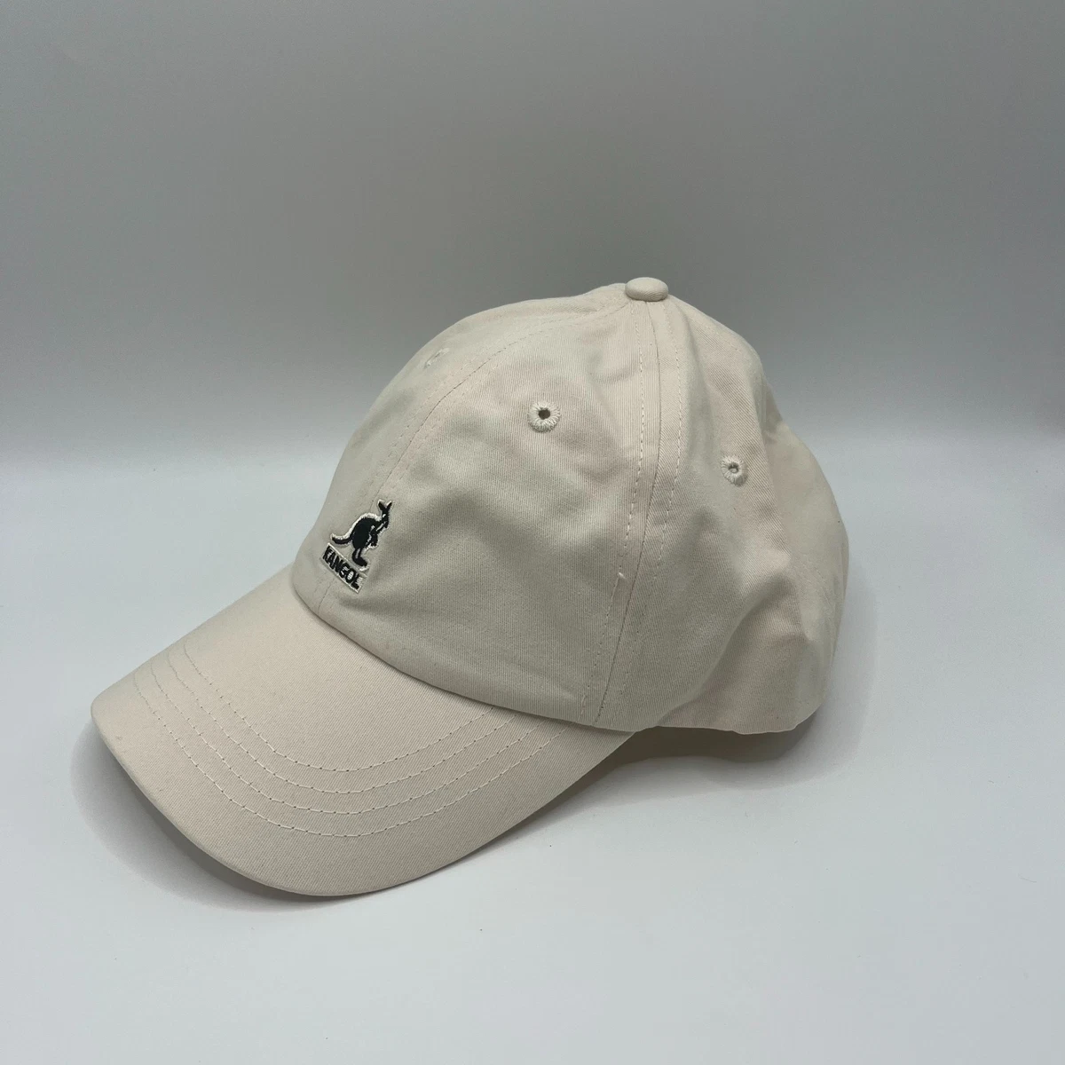 Fashionable Kangol Adjustable Cotton Baseball-style Cap Hat Ivory Kangol Baseball Caps White Hats for Men for sale | eBay main image 2