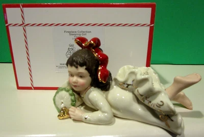 LENOX FIREPLACE COLLECTION - SLEEPING GIRL - sculpture - NEW in BOX