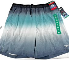 SPEEDO Men  s UPF 50 Tech Volley Swim Trunks w/ Comfort Liner, XL in Size
