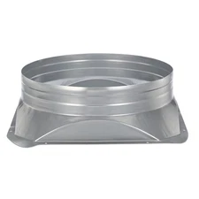 10 Inch Duct Connector Flange Metal Straight Pipe Flange Interface Air Duct