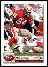 Charles Haley 1992 Upper Deck #170 49ers NFL READ FREE SHIPPING AutographDen